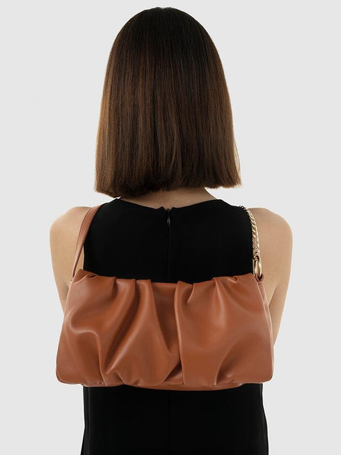 Irene Soft Gathered Shoulder Bag